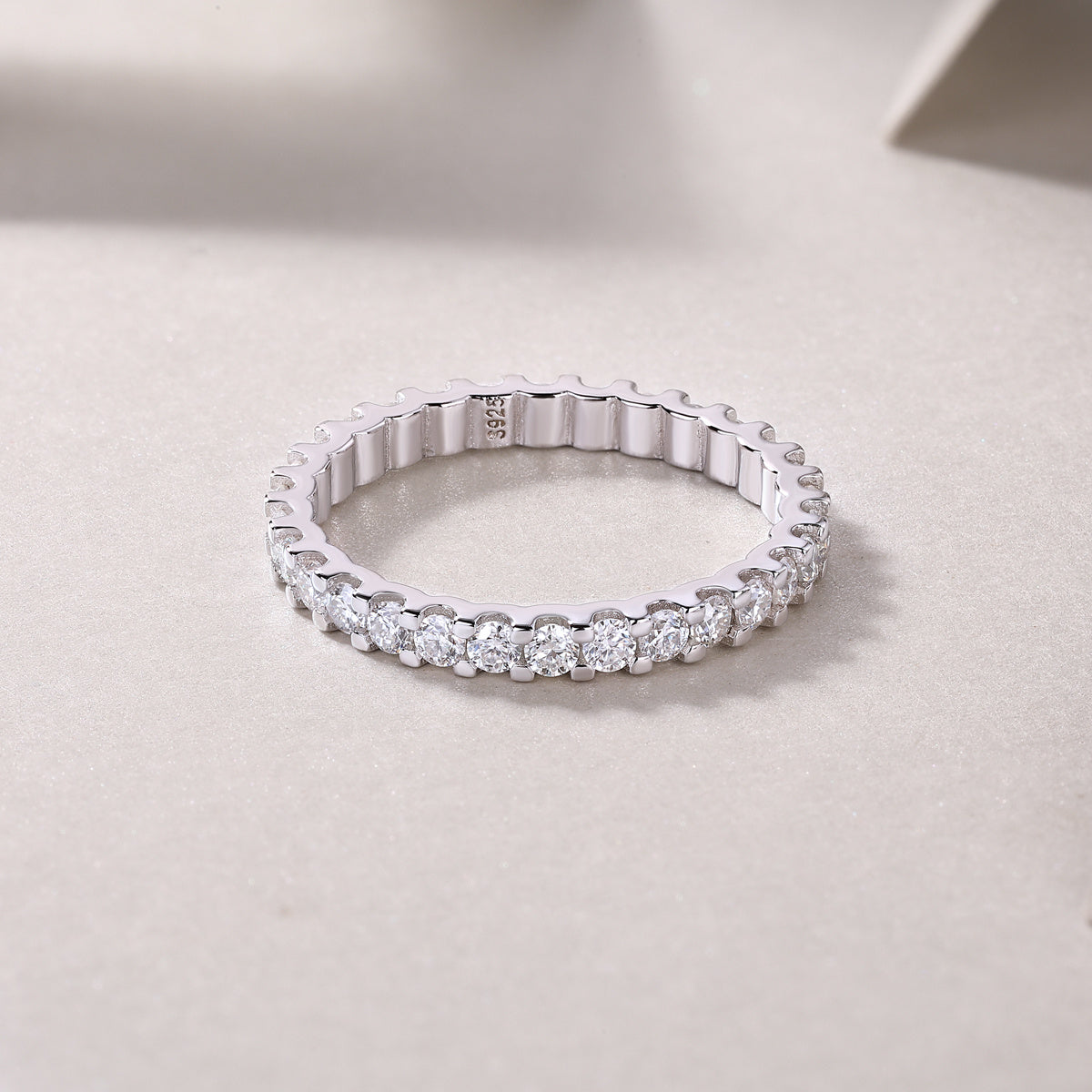 Luxury Moissanite Silver Ring