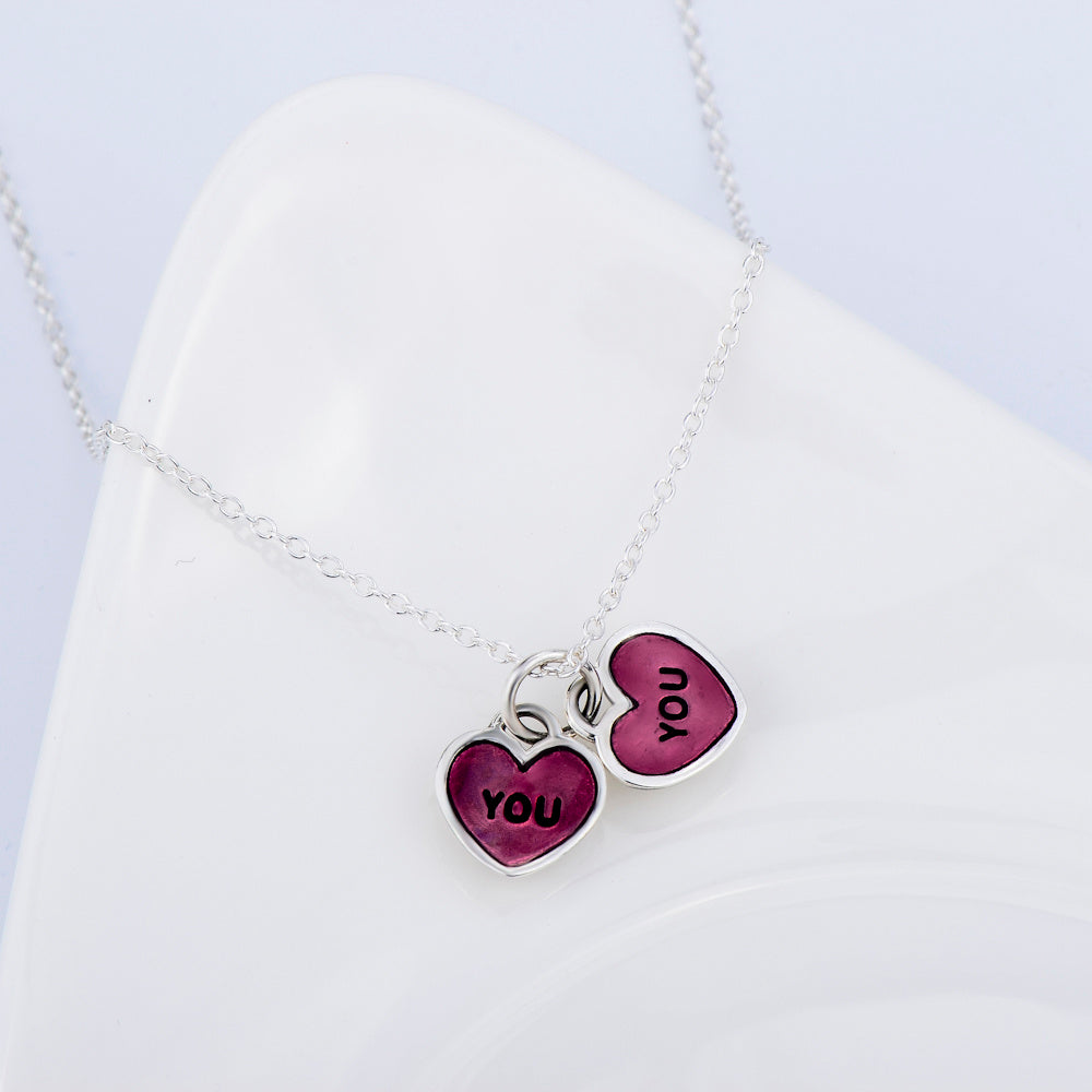 925 Silver Heart Pendant Necklace – Simple & Elegant