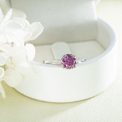 Moissanite Women's Diamond Ring Four Colors