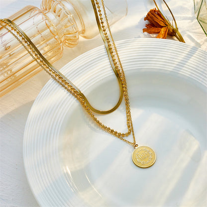 Versatile Multi-layer Beaded Chain Necklace – Creative & Stylish