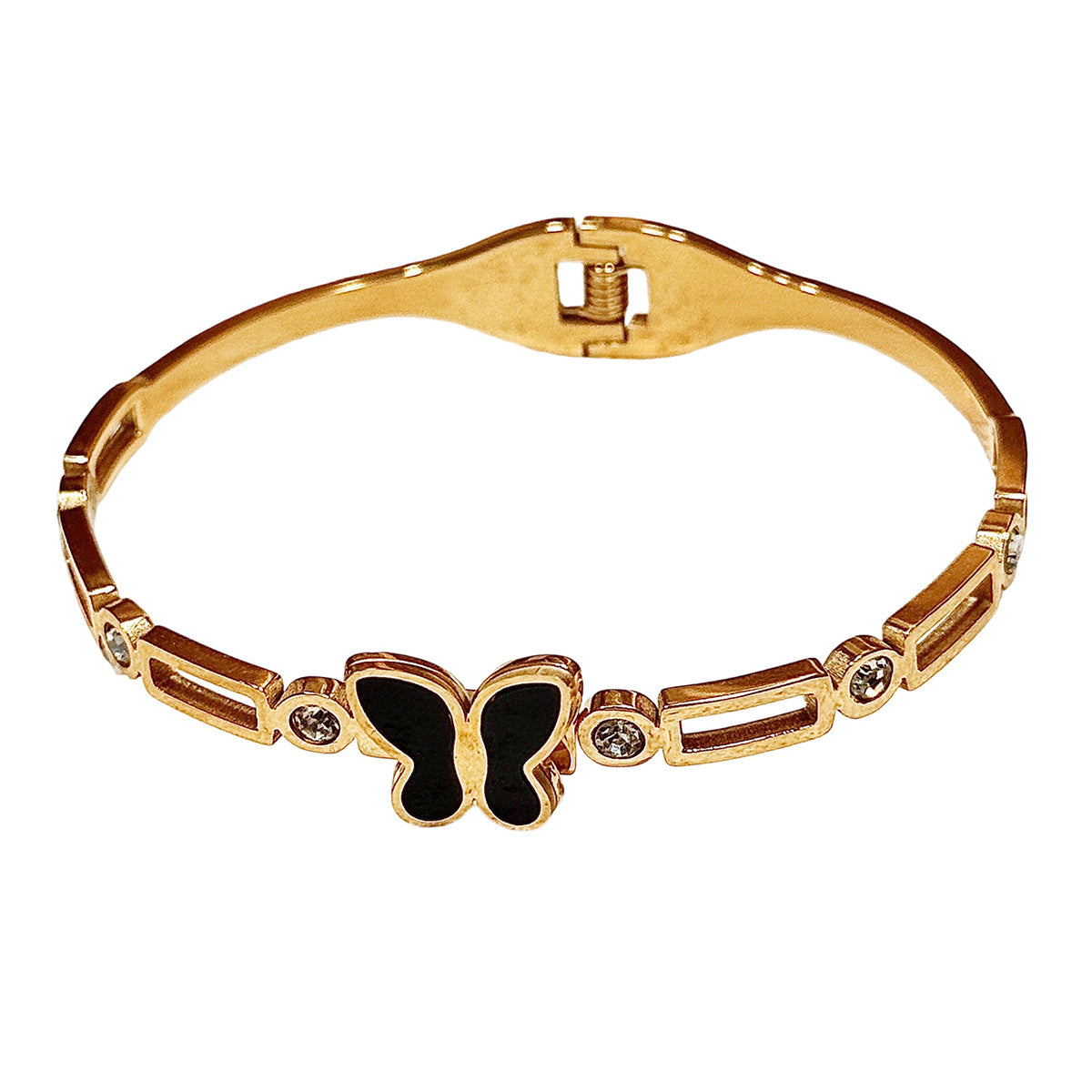 Lxalry – Gold Electroplated Cuff Bracelet for Women