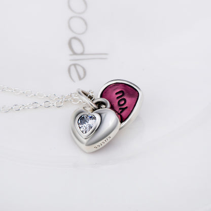 925 Silver Heart Pendant Necklace – Simple & Elegant