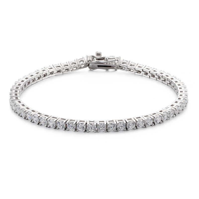 Four-claw Bracelet Women's High Carbon Drill Full Drill Niche