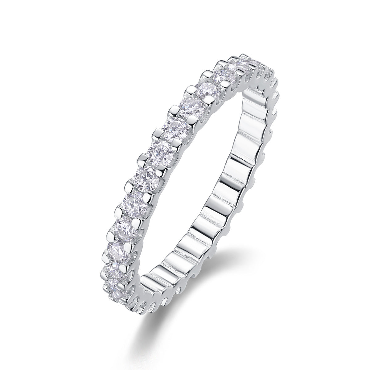Luxury Moissanite Silver Ring