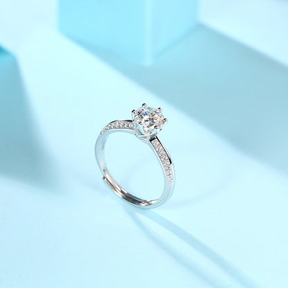 Moissanite Diamond Wedding Ring