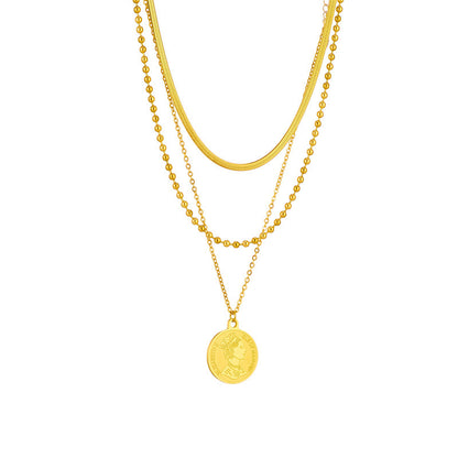 Versatile Multi-layer Beaded Chain Necklace – Creative & Stylish